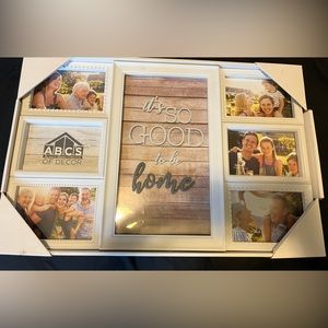 White It’s So Good To Be Home Picture Collage Frame